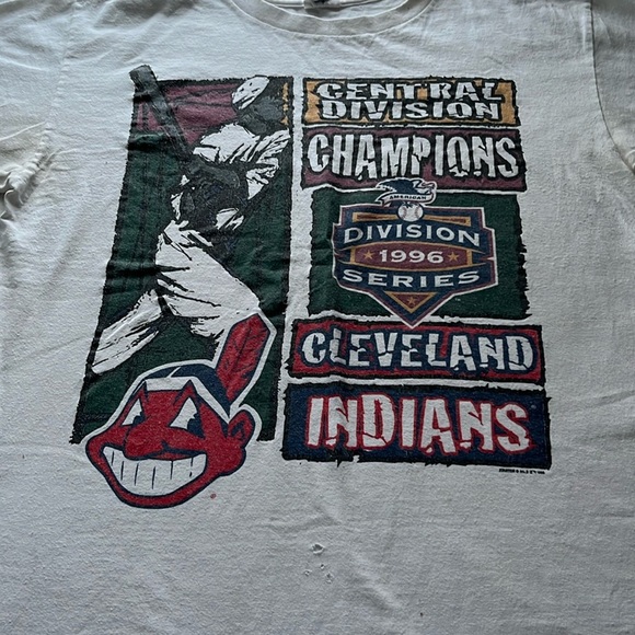 STARTER Other - Cleveland Indians 1996 Division Champions Shirt
